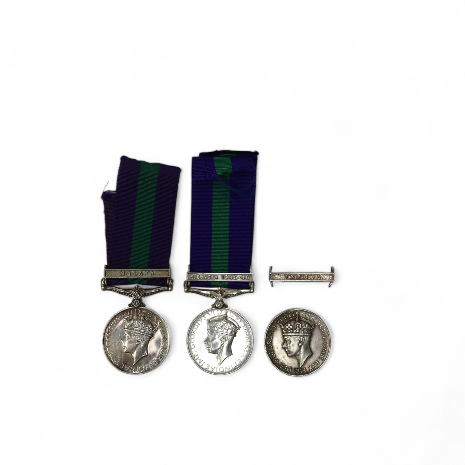 Three George VI General Service Medals